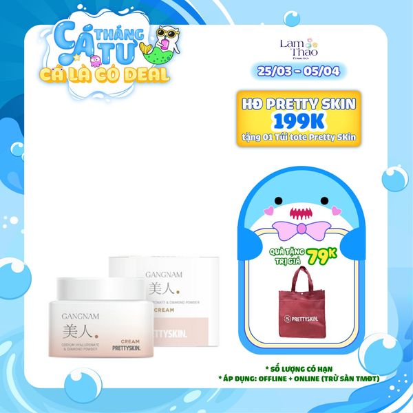 [HĐ Pretty Skin 199K tặng Túi Tote Pretty Skin] Kem Dưỡng Trắng Da Pretty Skin Gangnam Miin Cream