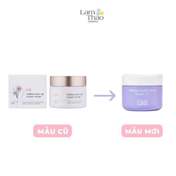 Kem Dưỡng Trắng Da Chiết Xuất Từ Nghệ Hoa Nhụy Tây Gilaa Saffron Tone – Lam Thảo Cosmetics