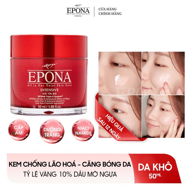 Kem Dưỡng Da Đa Năng Chuyên Sâu Chiết Xuất Dầu Ngựa Epona All In One Total Skin Care Intensive