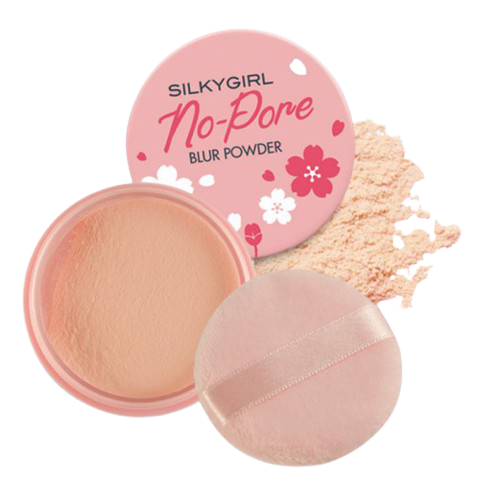 [Date 12/2023] Phấn Phủ Che Phủ Lỗ Chân Lông Silkygirl No-Pore Blur Powder