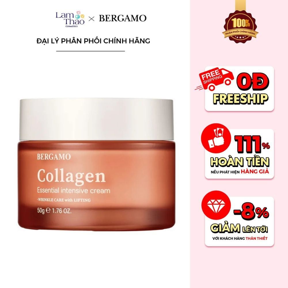 Kem Dưỡng Collagen Bergamo Collagen Essential Intesive Cream