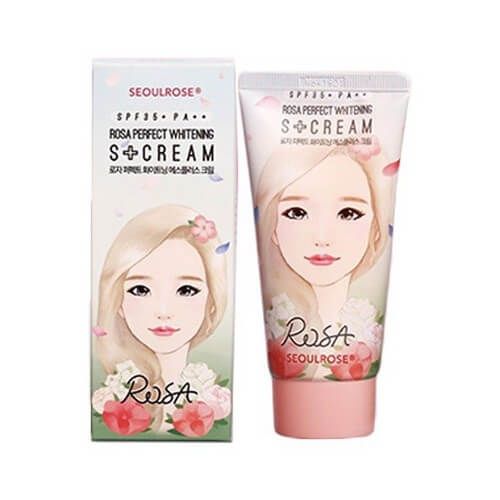 Kem Dưỡng Sáng Da Chống Nắng SeoulRose Rosa Perfect Whitening S+ Cream SPF 35+ PA++