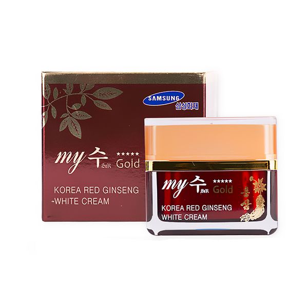 Kem Sâm Dưỡng Ẩm Và Sáng Da My Su Siir Gold Korea Red Ginseng White Cream