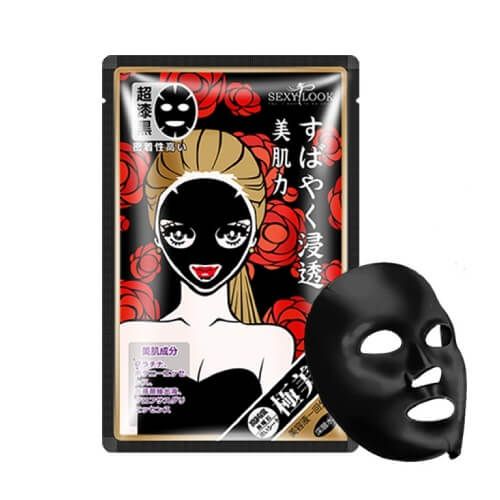 Mặt Nạ Hoa Hồng Đỏ Dưỡng Ẩm Ngăn Ngừa Nếp Nhăn Da Sexylook Intensive Moisturizing Black Facial Mask