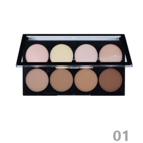 Bảng Phấn Bắt Sáng Và Tạo Khối Odbo Highlight & Contour Pro Palette