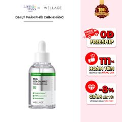 Tinh Chất Dưỡng Ẩm, Phục Hồi & Dịu Da Mụn Wellage Real Cica Calming 95 Trouble Ampoule