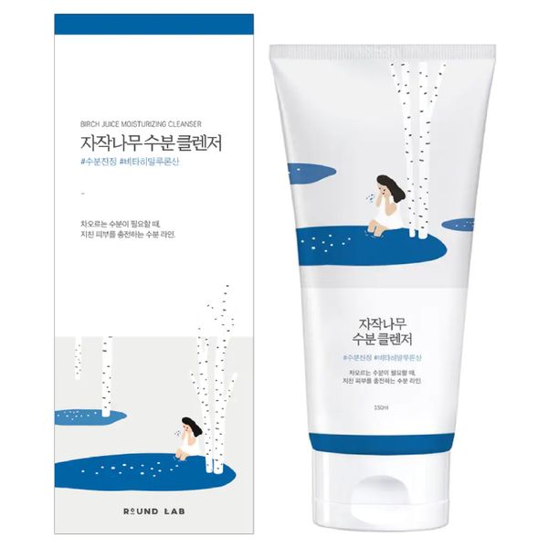 Gel Rửa Mặt Cấp Ẩm Round Lab Birch Juice Moisturizing Cleanser