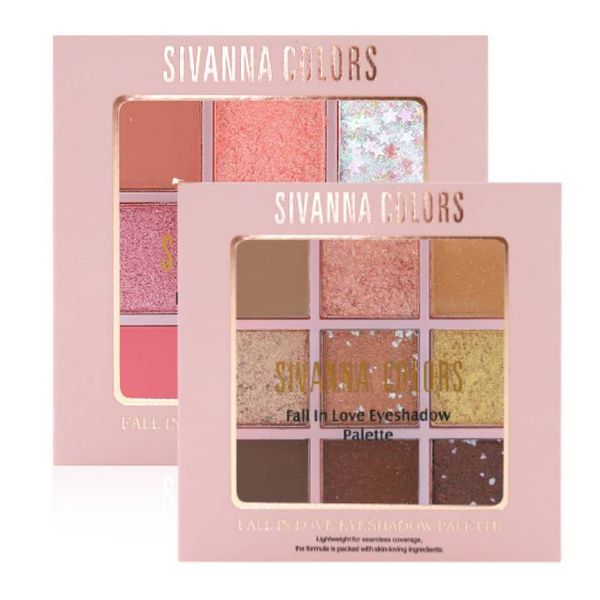 Bảng Phấn Mắt 9 Ô Sivanna Colors Fall In Love Eyeshadow Palette HF631