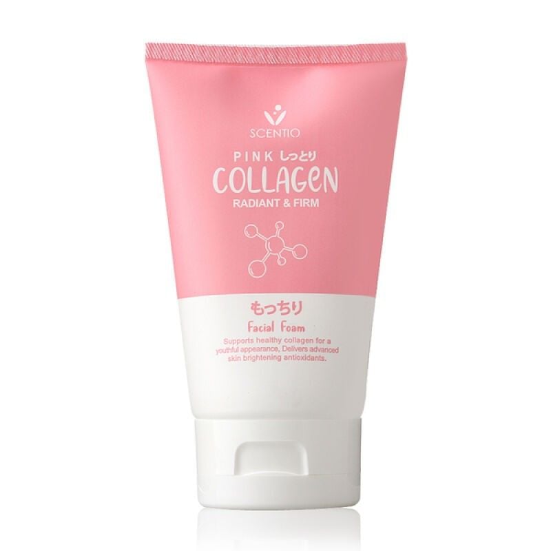 Sữa Rửa Mặt Dưỡng Trắng Và Sáng Mịn Da Beauty Buffet Scentio Pink Collagen Radiant & Firm Facial Foam