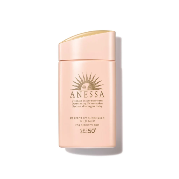 Chống Nắng Dạng Sữa Dịu Nhẹ Cho Da Nhạy Cảm và Trẻ Em Anessa Perfect UV Sunscreen Mild Milk SPF 50+ PA++++ (Mẫu Mới)