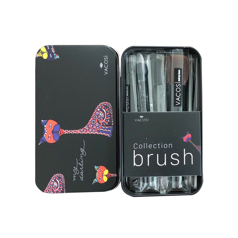 Hộp Cọ 6 Cây Vacosi My Darling Travel Brush Set – Lam Thảo Cosmetics