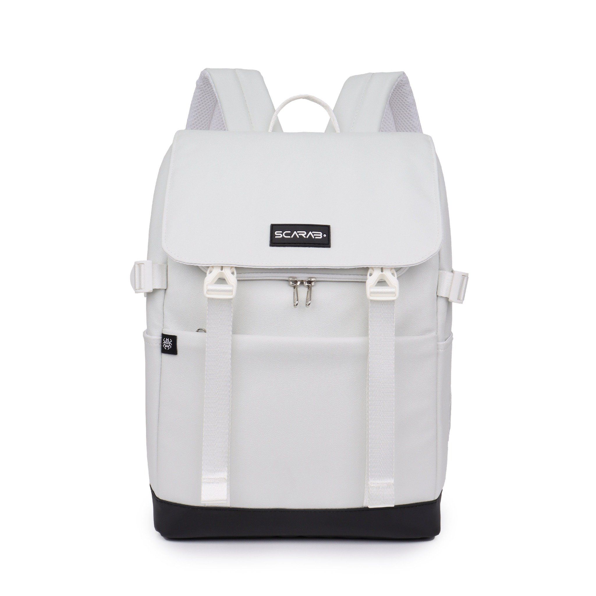  Urban Leather Backpack - Grey 