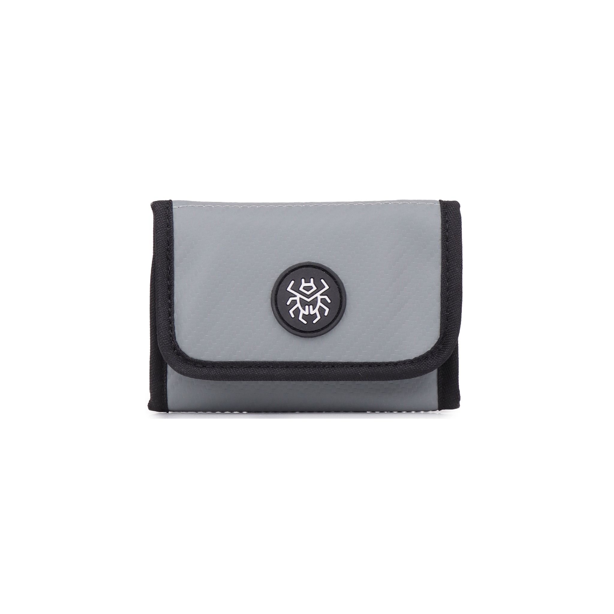  Scarab Trifold Wallet - Grey PVC 