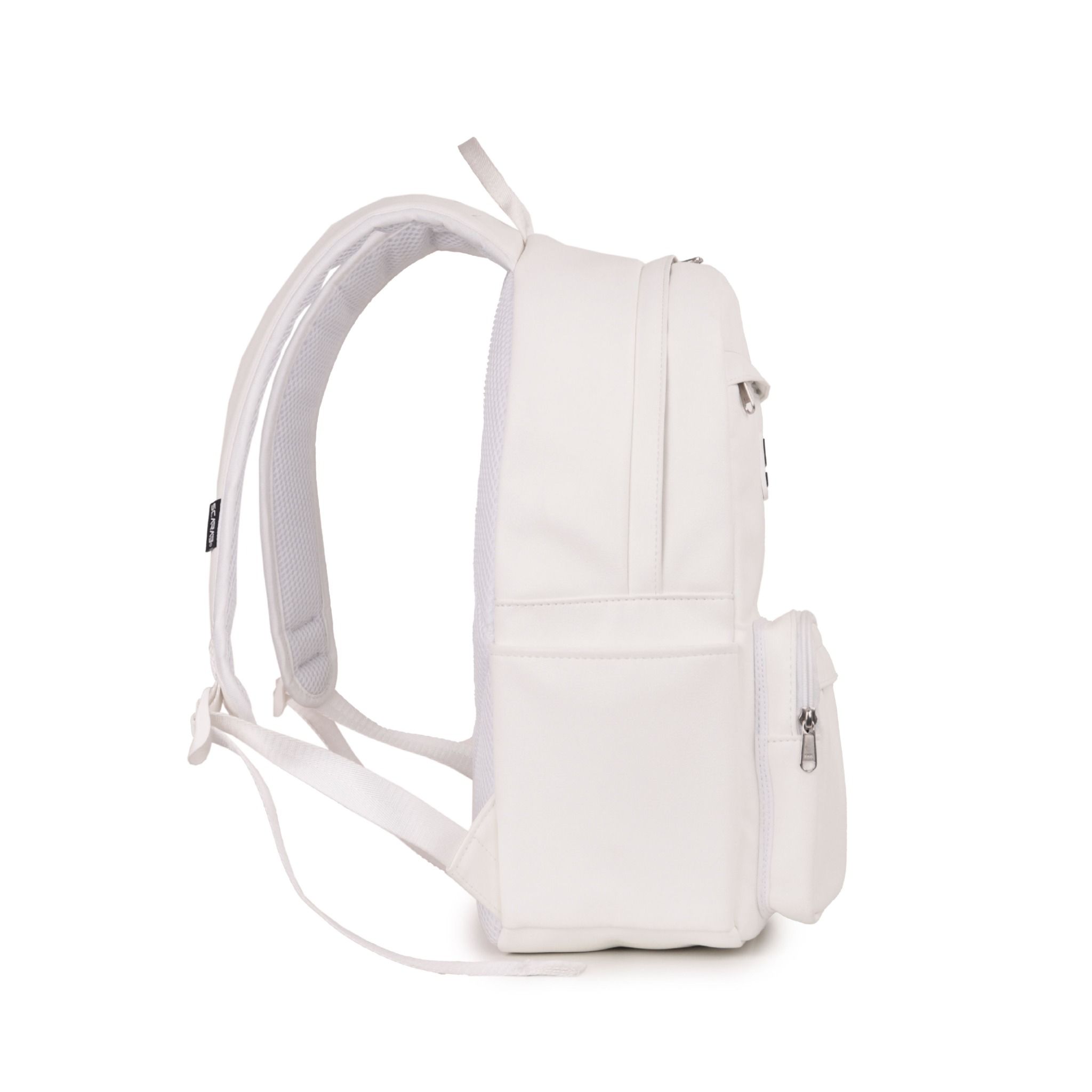  Multi Leather Backpack - White 