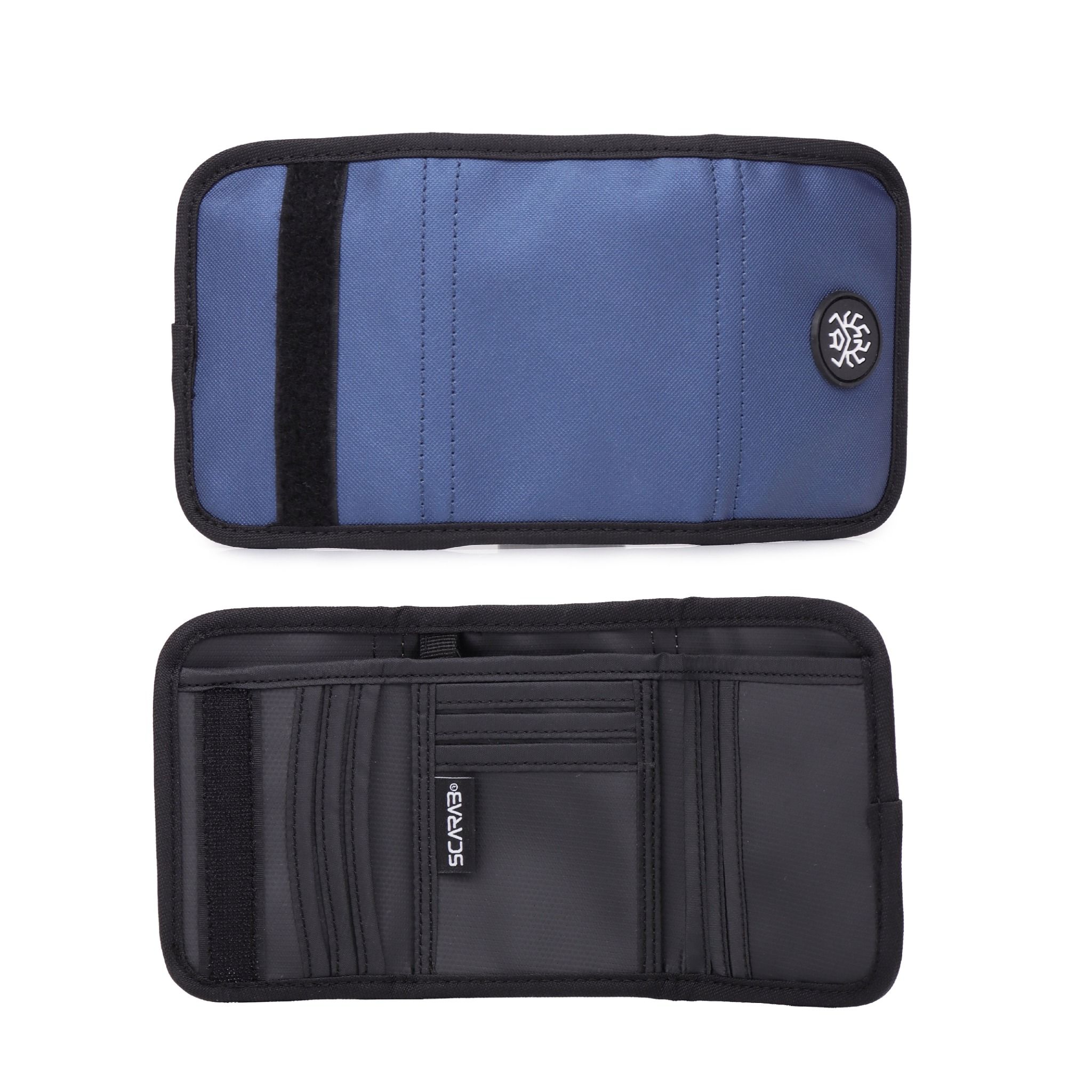  Scarab Trifold Wallet - Navy 