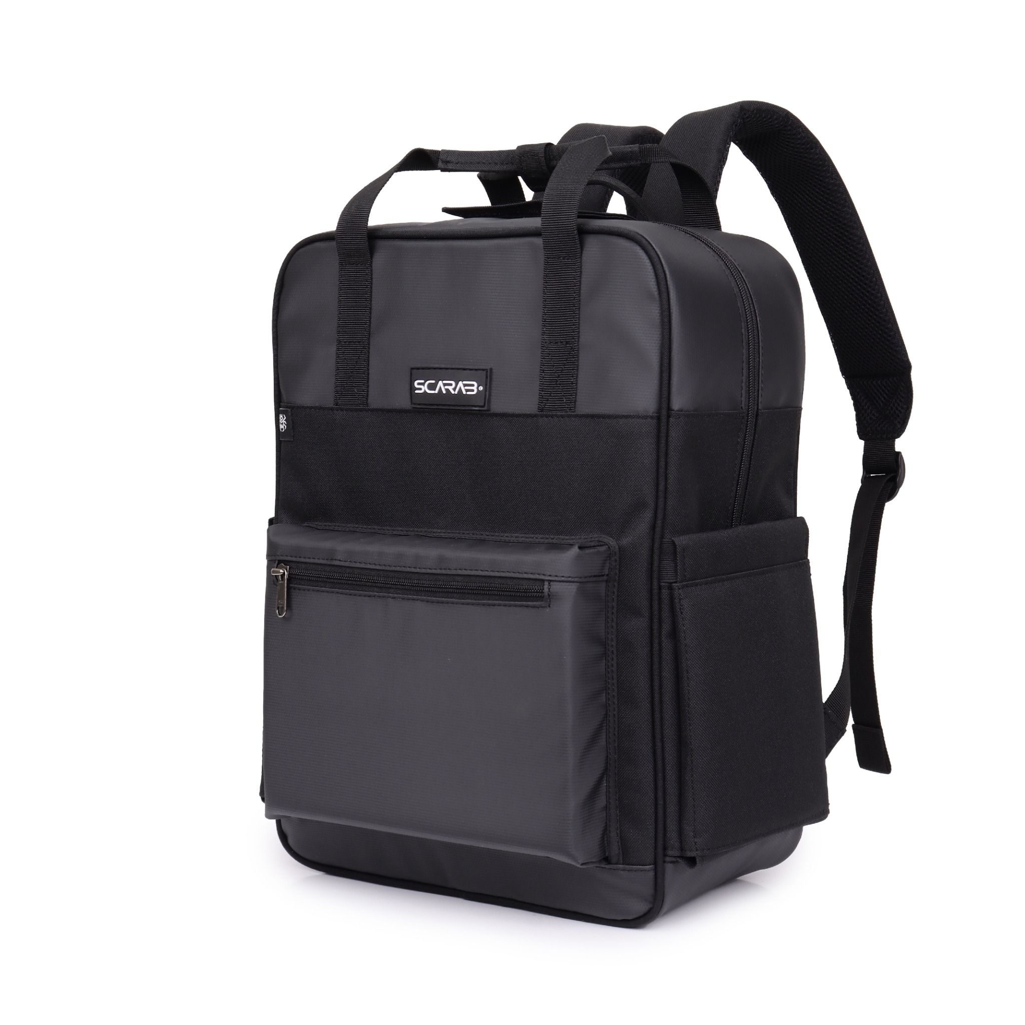  High Street Backpack - Black PVC 