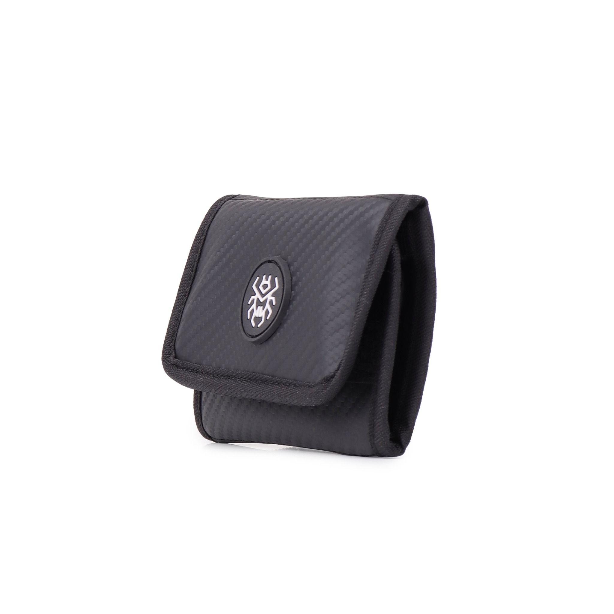  Scarab Trifold Wallet - Black PVC 