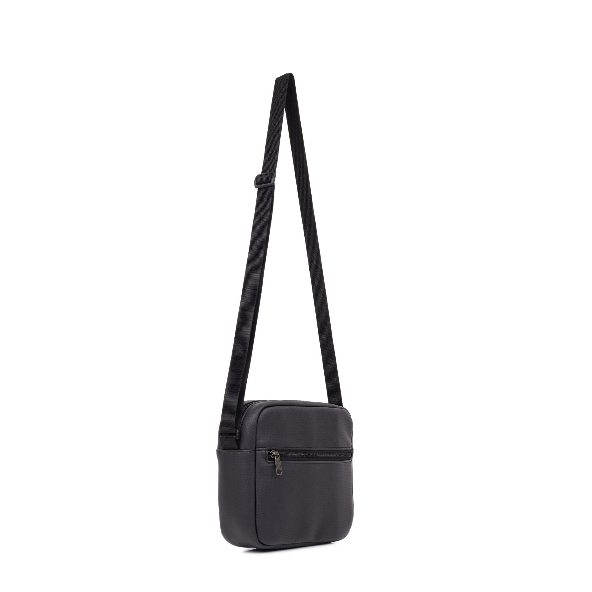  Scarab Heritage Leather Shoulder Bag - Black 