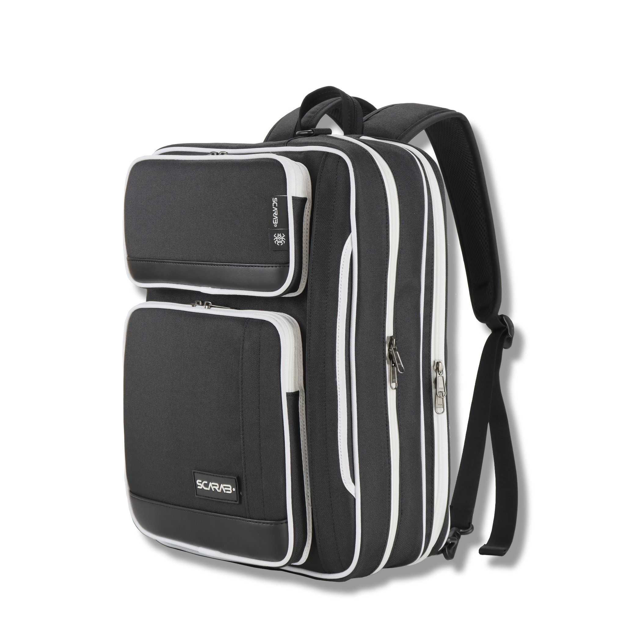  Admix School Bag -  Black White 