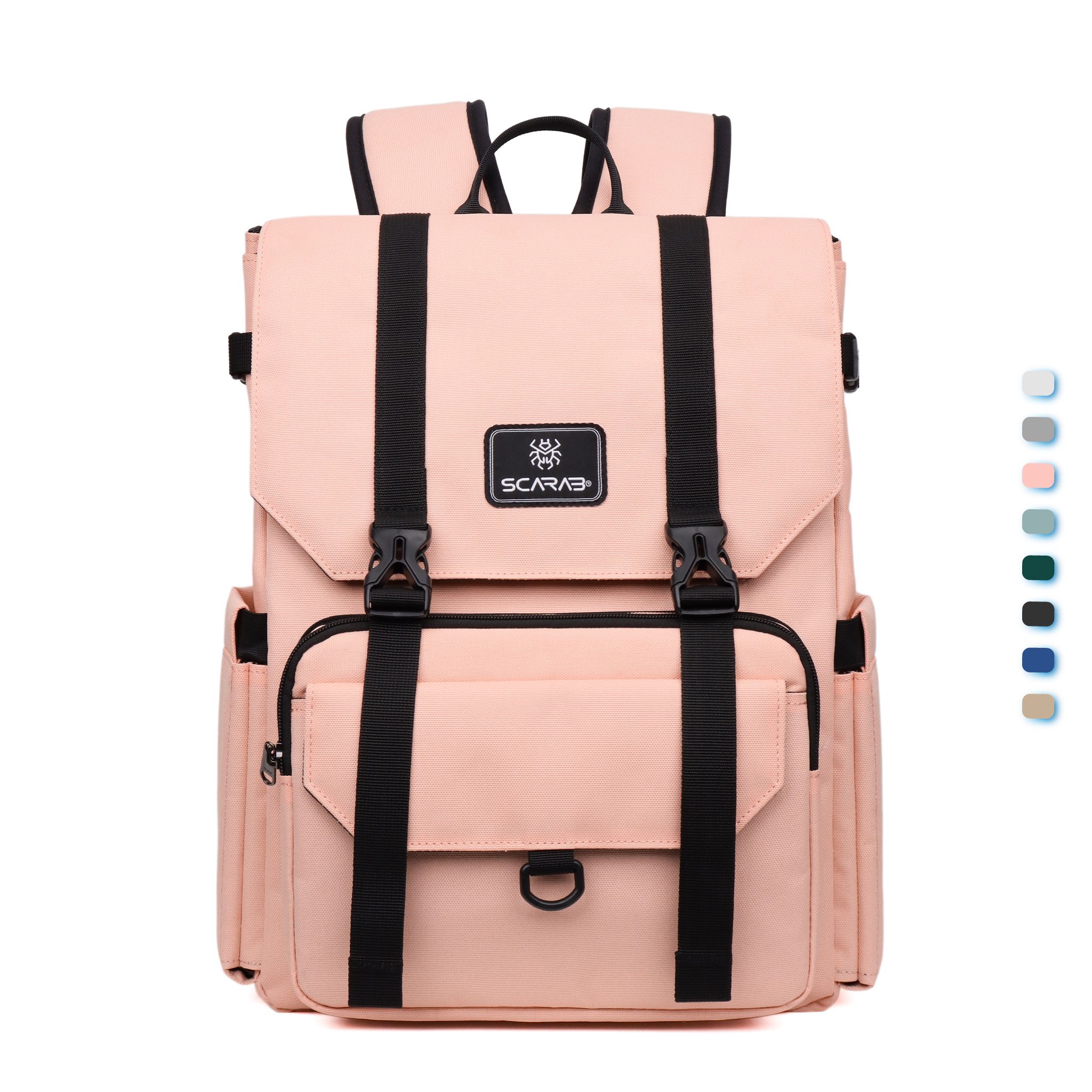ADVENTURE BACKPACK BABY PINK SCARAB