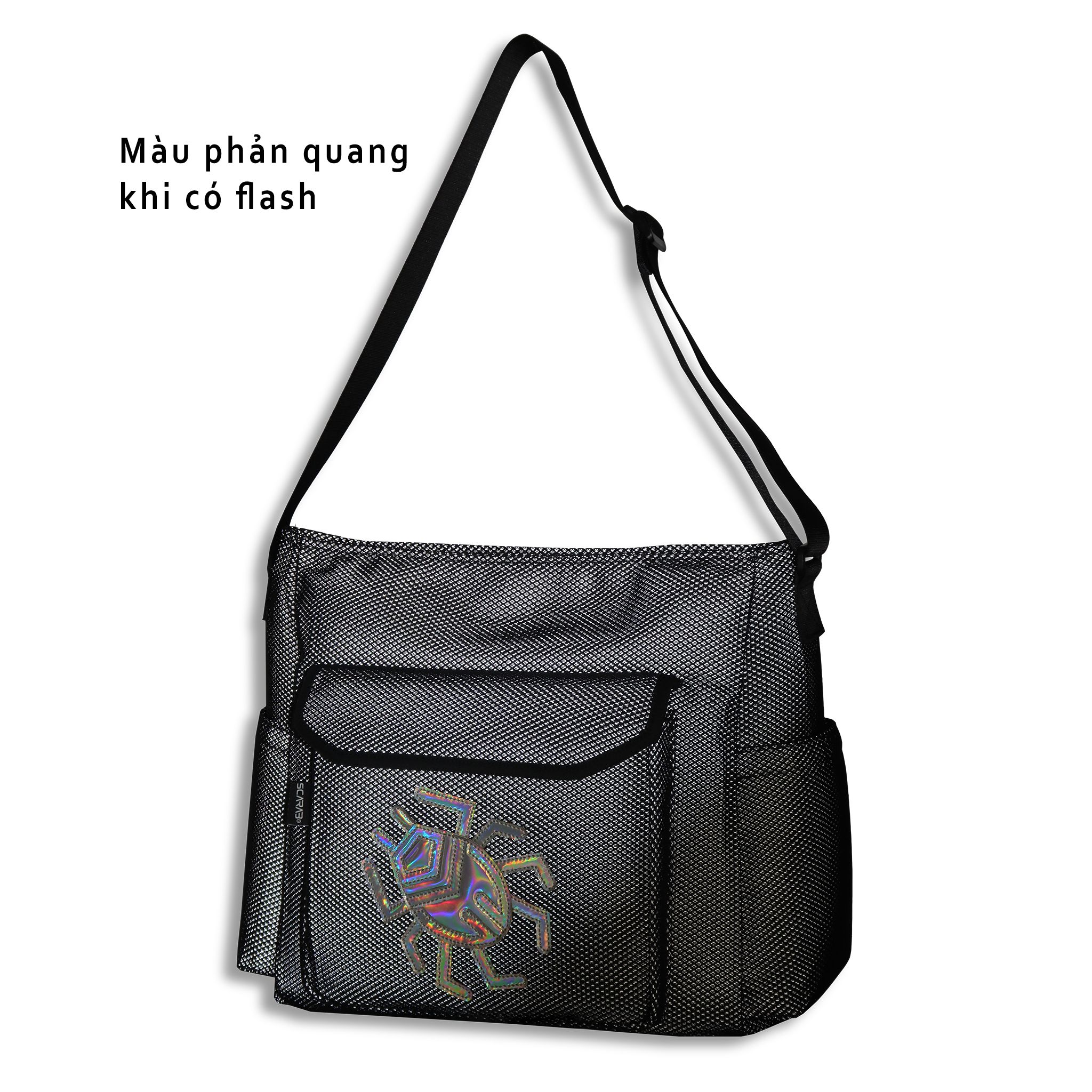  HIPPIE TOTE BAG -  REFLECTIVE 