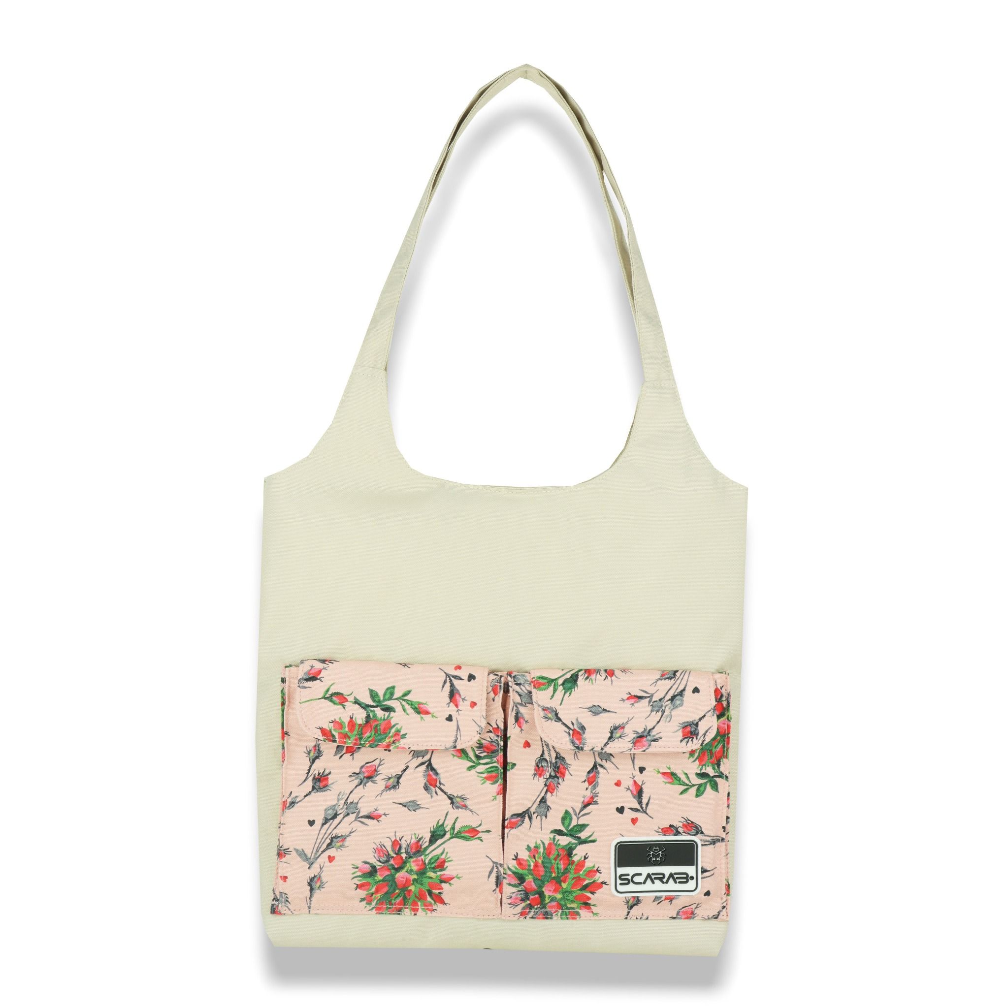  CARRY TOTE BAG - BEIGE 