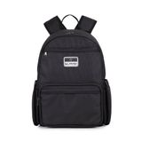 Multi Fabric Backpack - Black Beige 