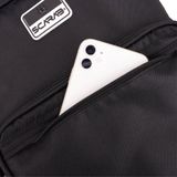  Multi Fabric Backpack - Black 