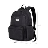  Multi Fabric Backpack - Black 