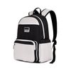  Multi Fabric Backpack - Black Beige 