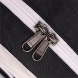 Multi Fabric Backpack - Black White 