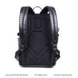 Urban Leather Backpack - Alligator 