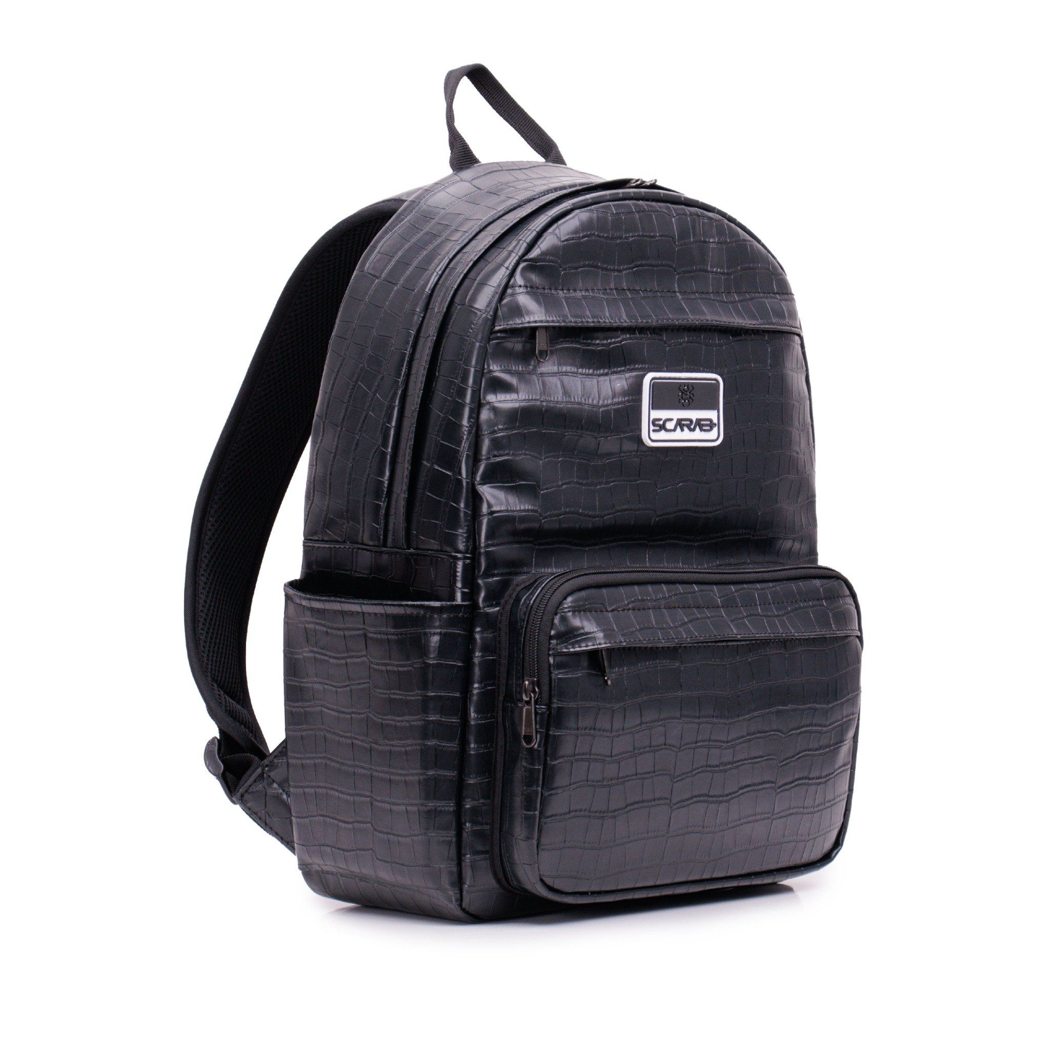  Multi Leather Backpack - Alligator 