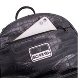  Multi Leather Backpack - Alligator 