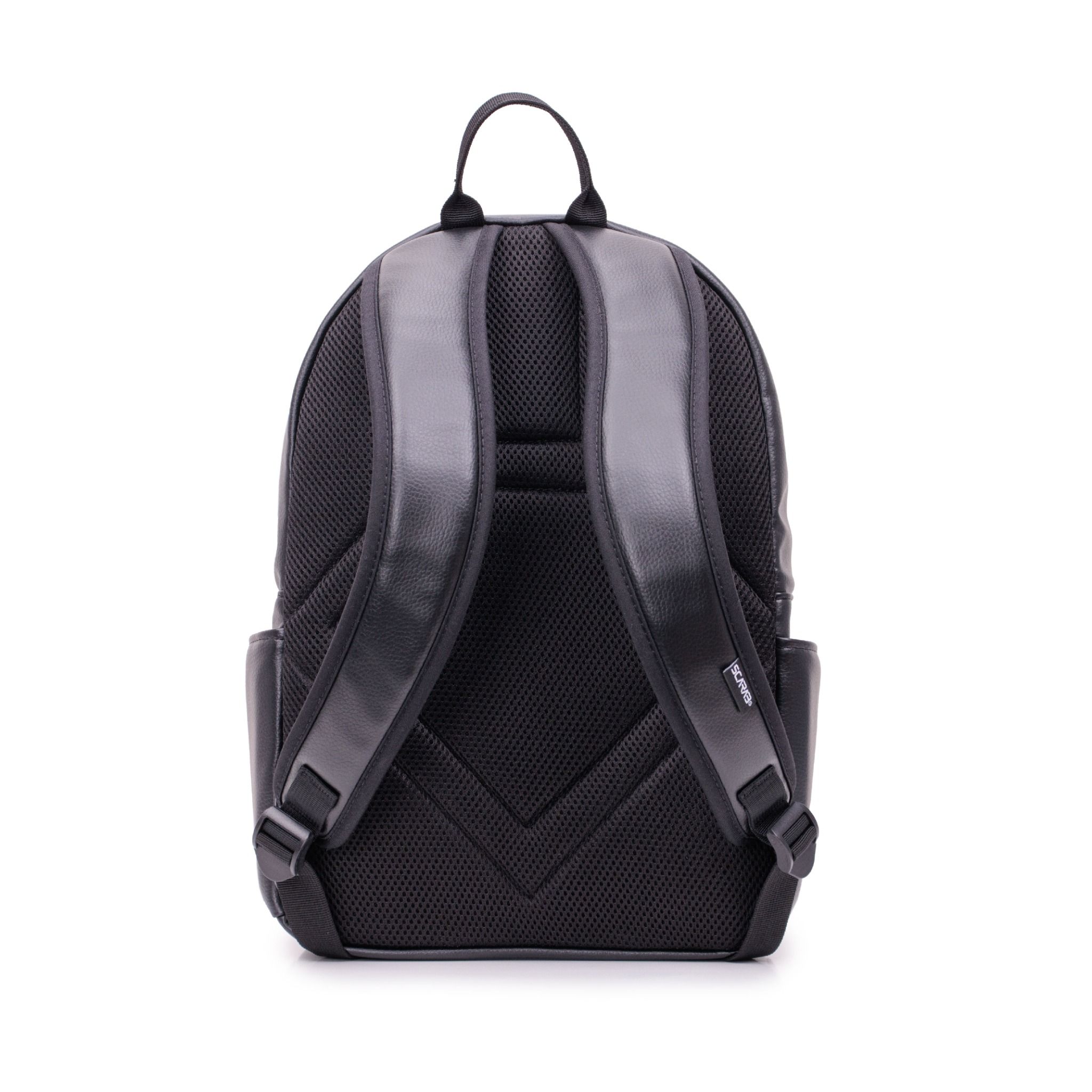  Multi Leather Backpack - Black 