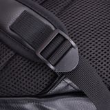 Multi Leather Backpack - Black 