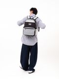  Multi Fabric Backpack - Grey 