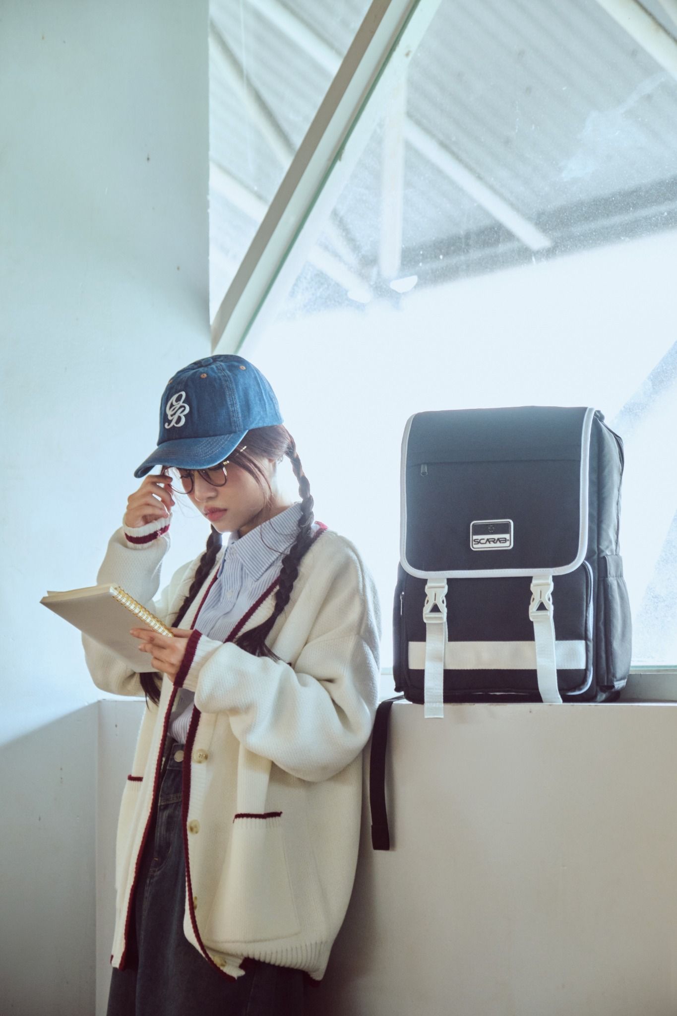  Tetris Backpack - Black White 