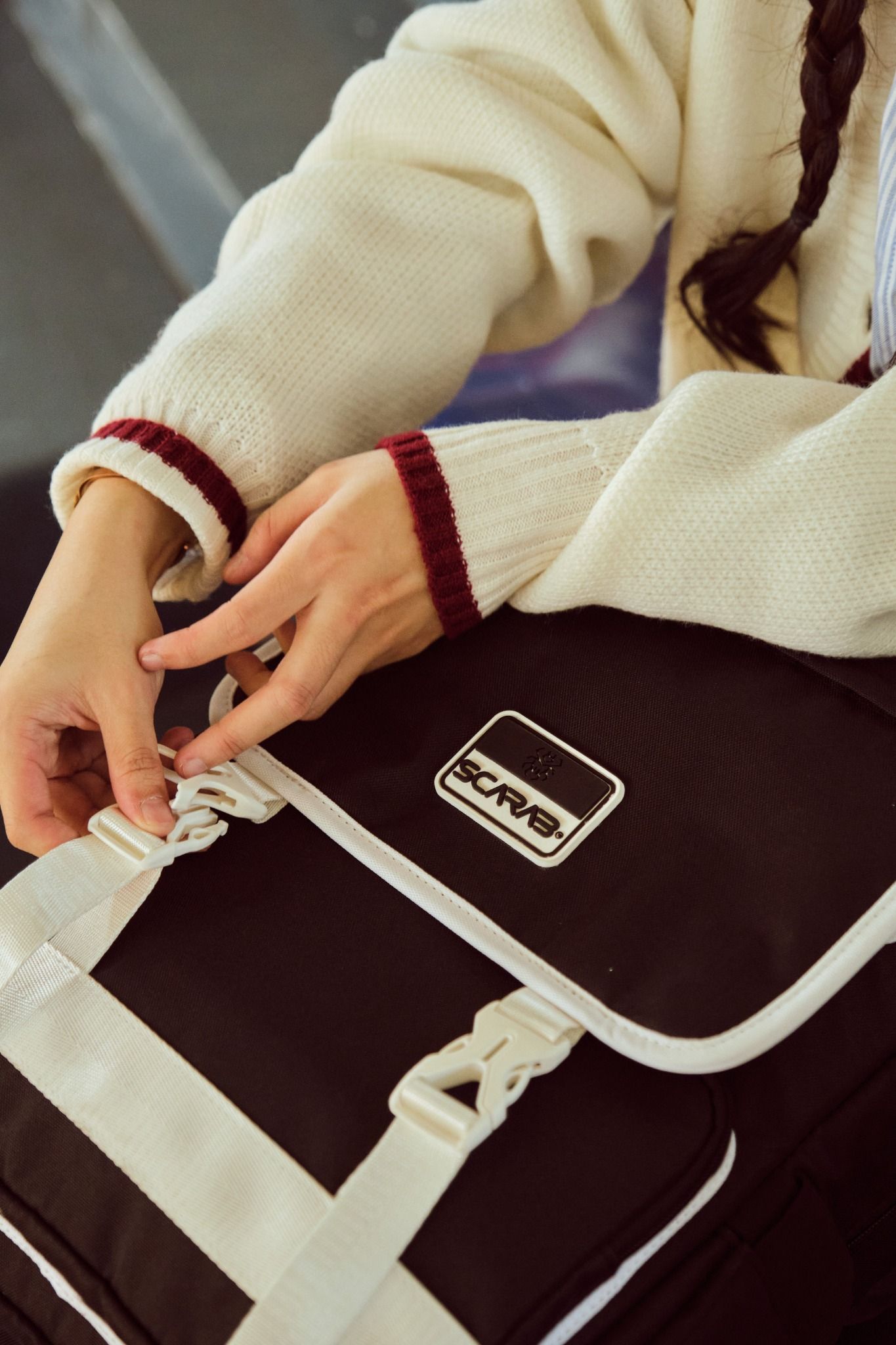  Tetris Backpack - Black White 