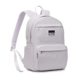  Multi Leather Backpack - Grey 