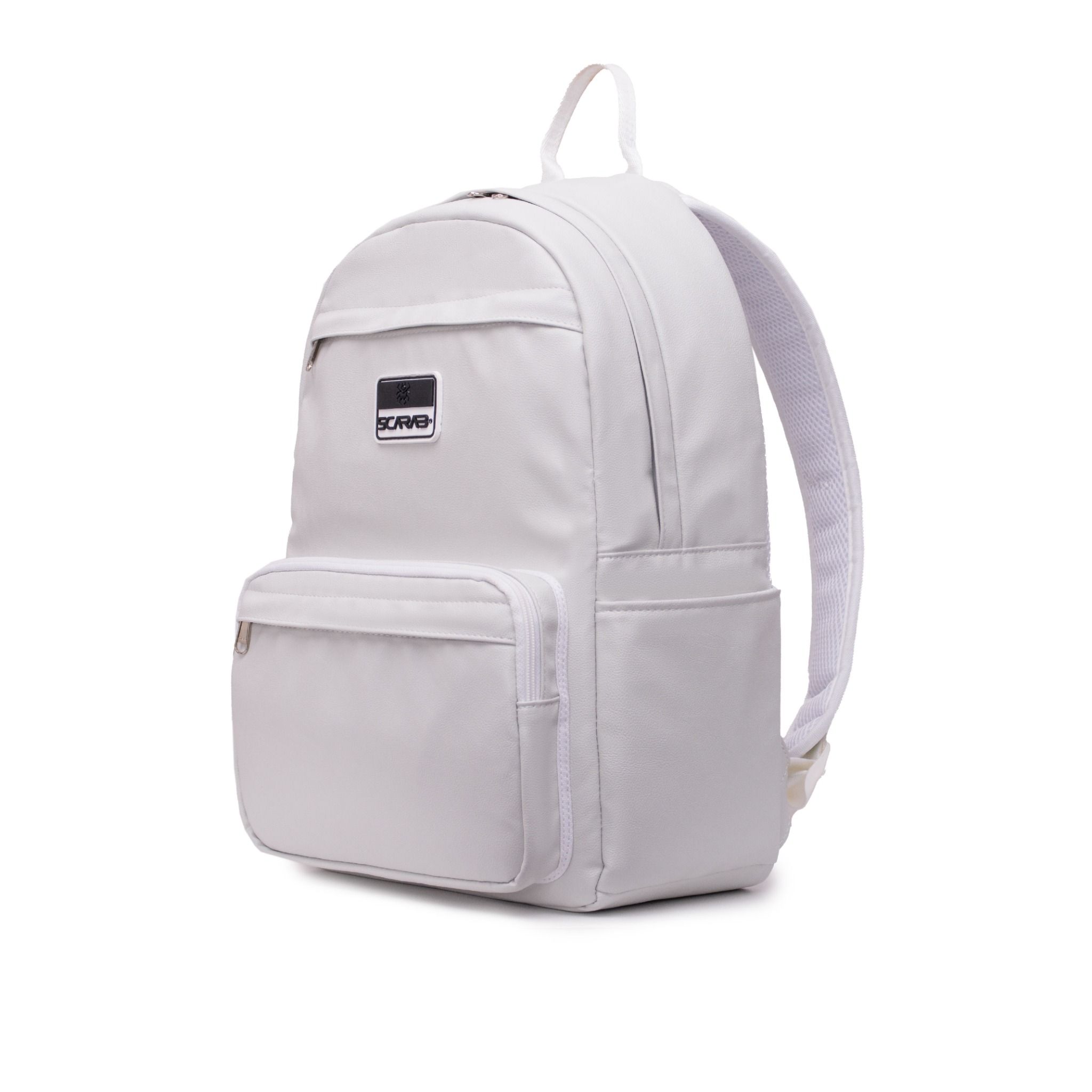  Multi Leather Backpack - Grey 