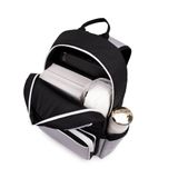  Multi Fabric Backpack - Grey 