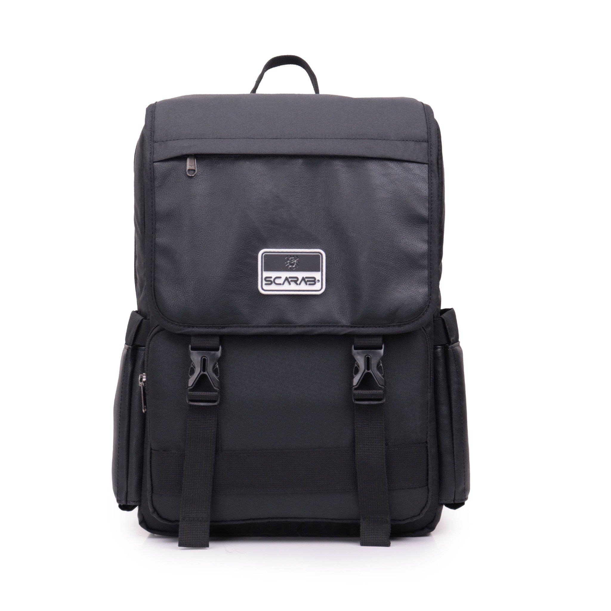  Tetris Backpack - Black Leather 