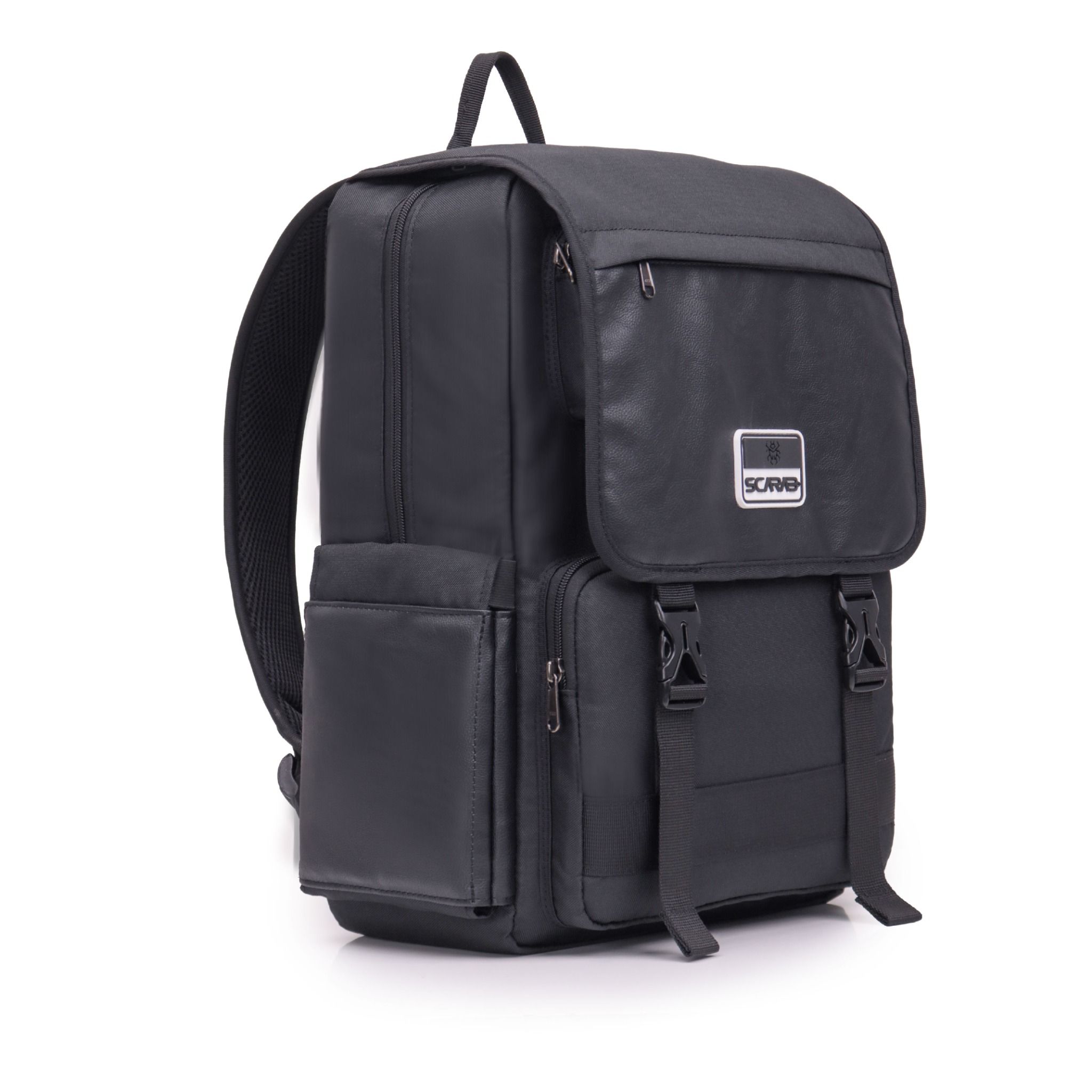  Tetris Backpack - Black Leather 