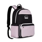  Multi Fabric Backpack - Pink 