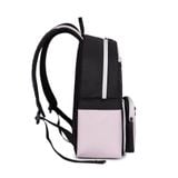  Multi Fabric Backpack - Pink 