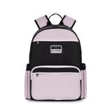  Multi Fabric Backpack - Black Beige 