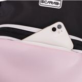  Multi Fabric Backpack - Pink 
