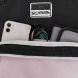  Multi Fabric Backpack - Pink 