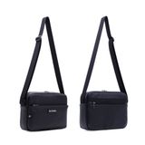  Plain Messenger Bag - Black Dot 